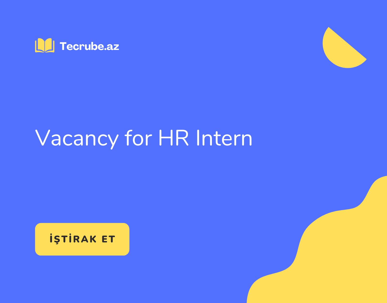 Vacancy for HR Intern