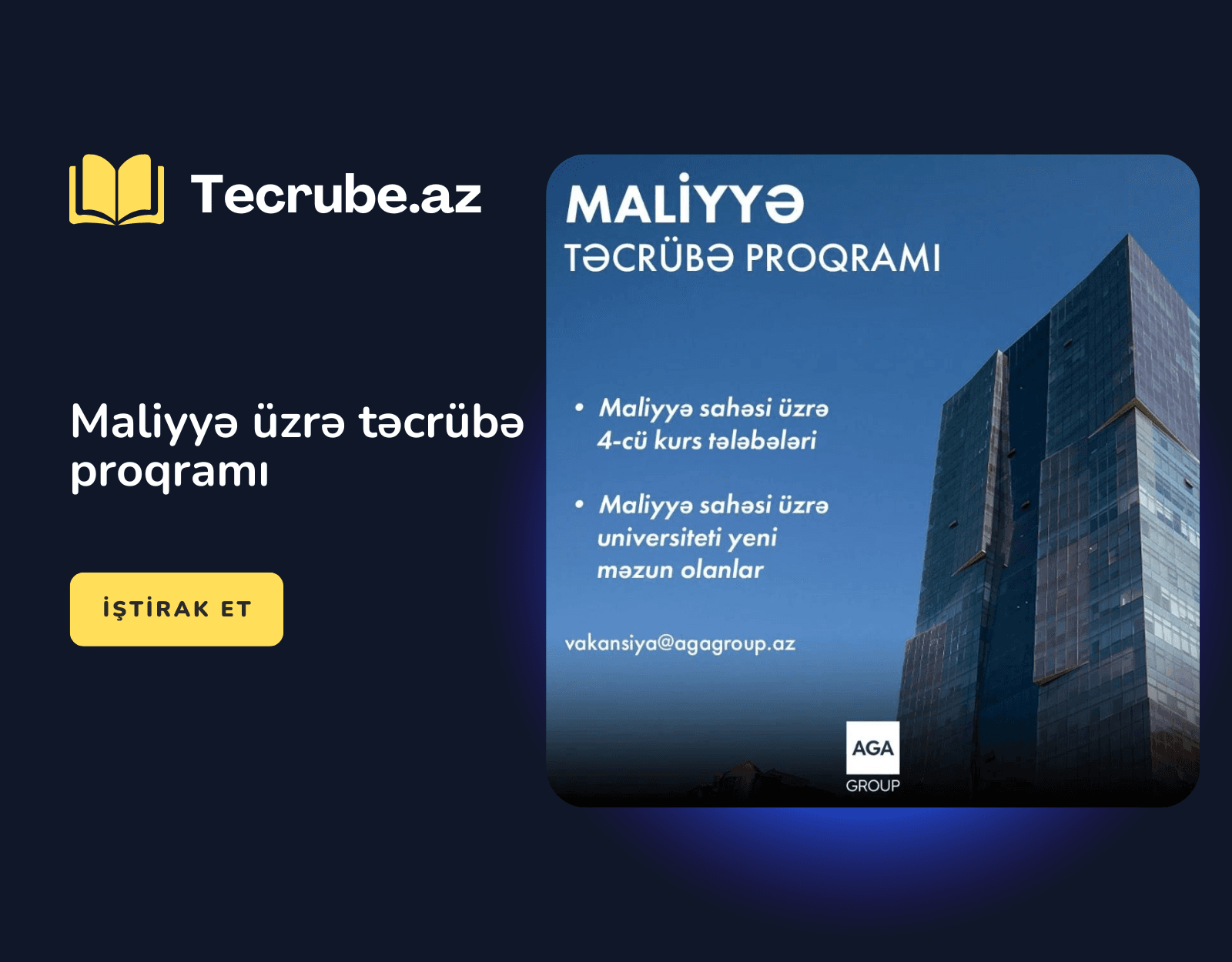 Maliyyə üzrə təcrübə proqramı