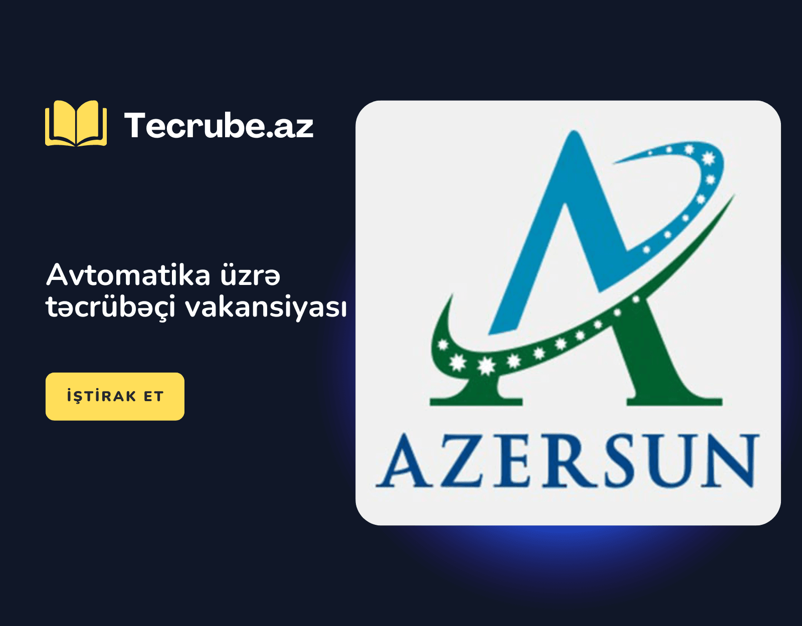 Avtomatika üzrə təcrübəçi vakansiyası