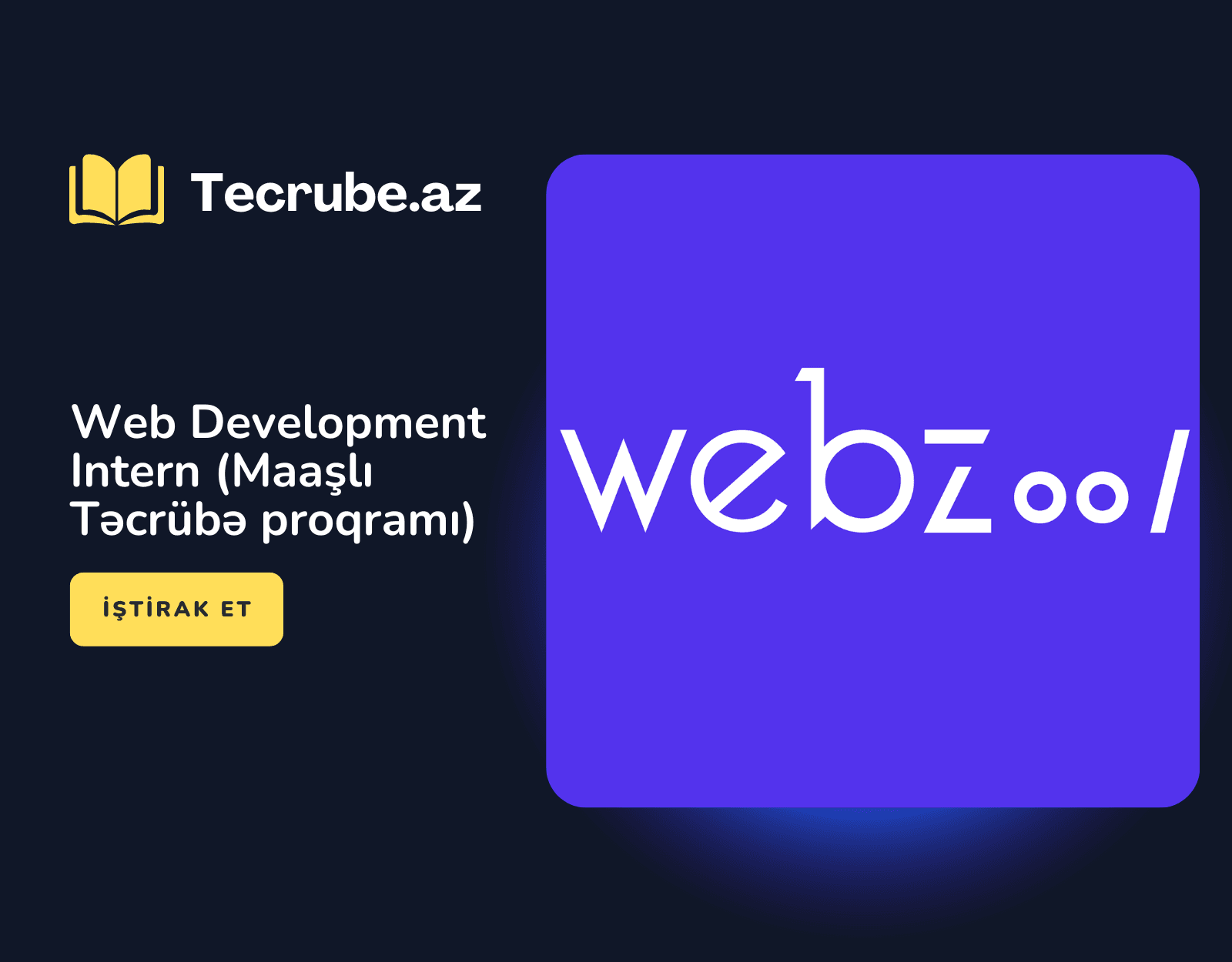 Web Development Intern (Maaşlı Təcrübə proqramı)