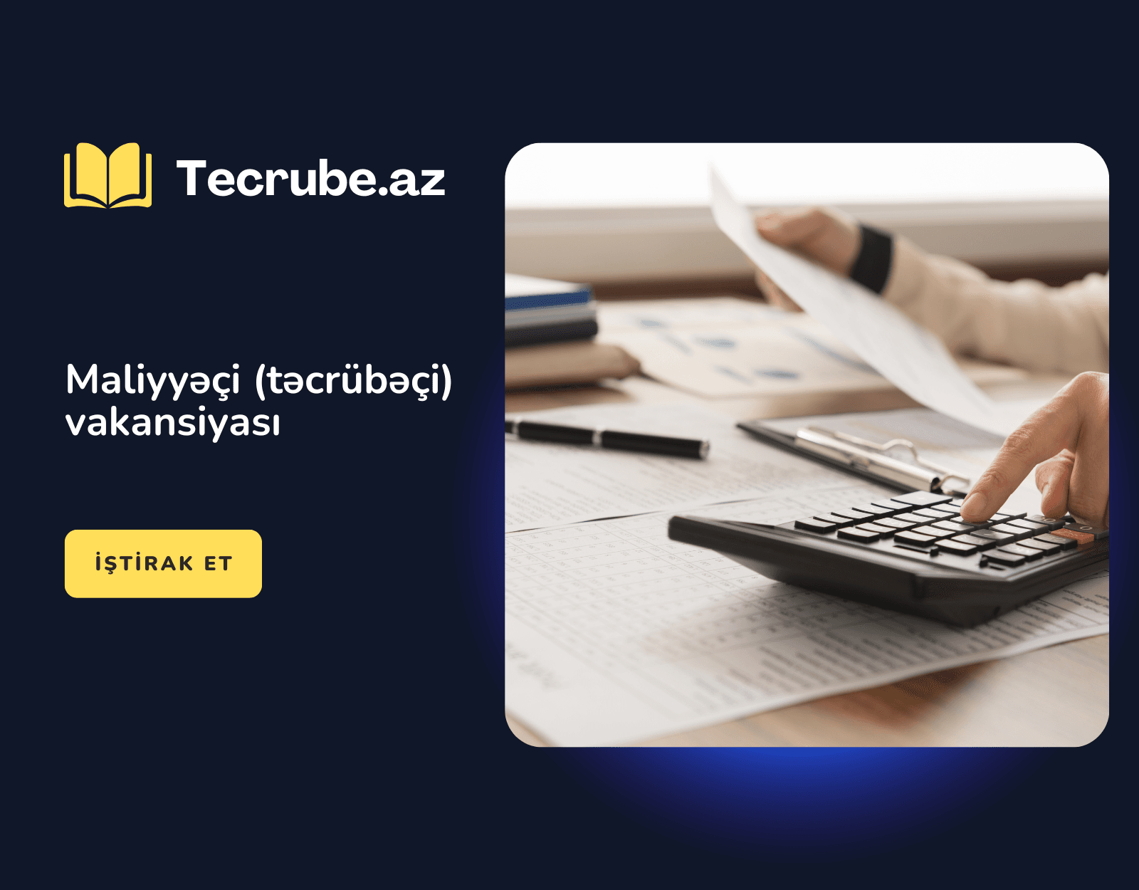 Maliyyəçi (təcrübəçi) vakansiyası