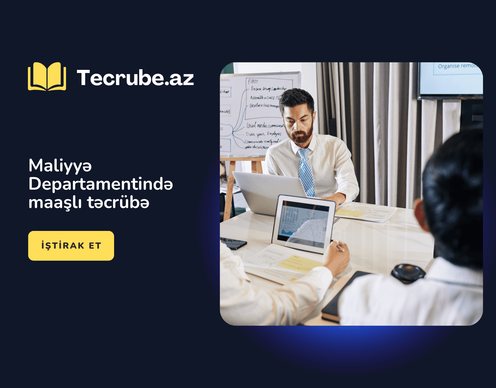 Maliyyə Departamentində maaşlı təcrübə