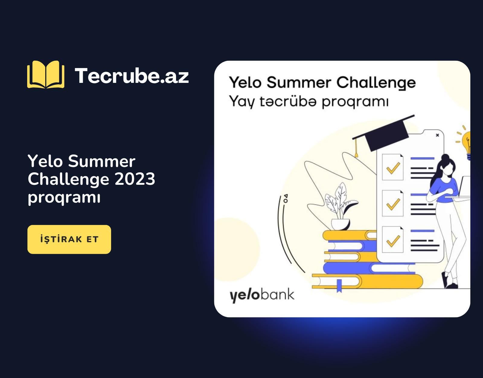 Yelo Summer Challenge 2023 proqramı