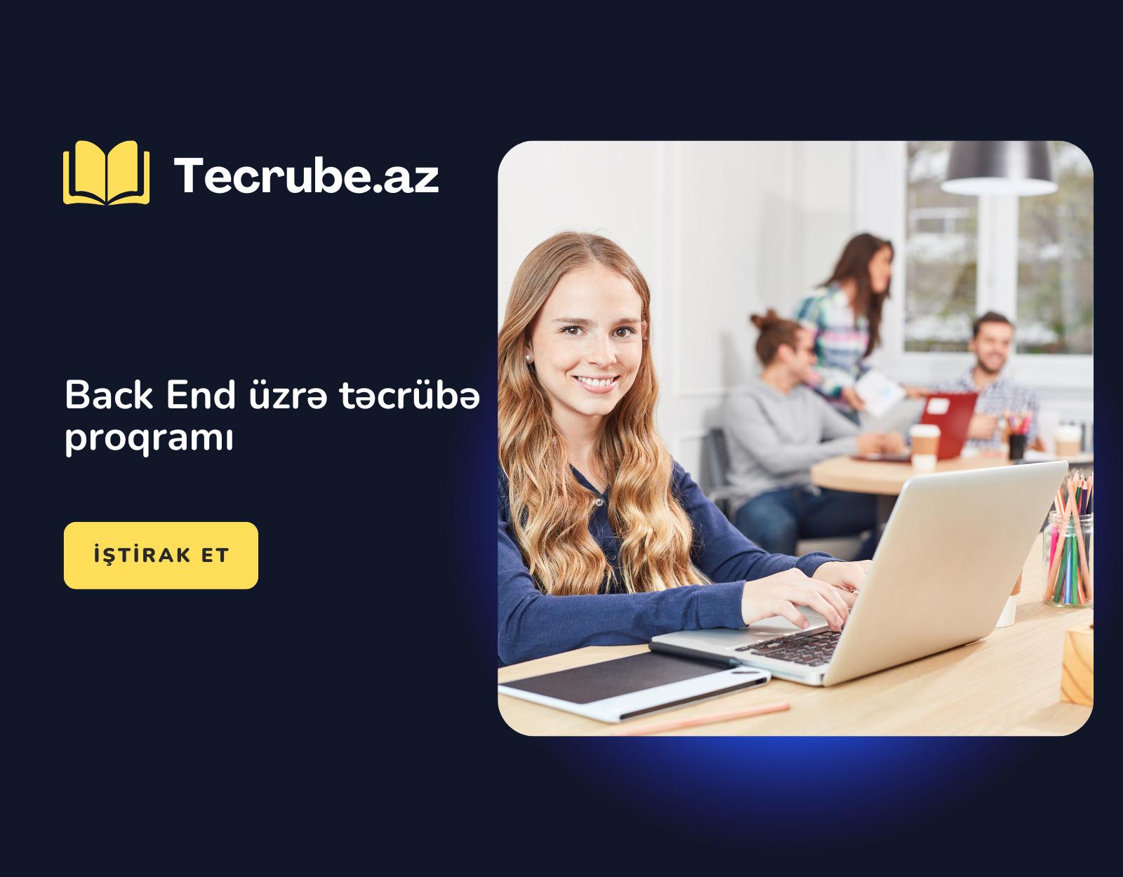 Back End üzrə təcrübə proqramı