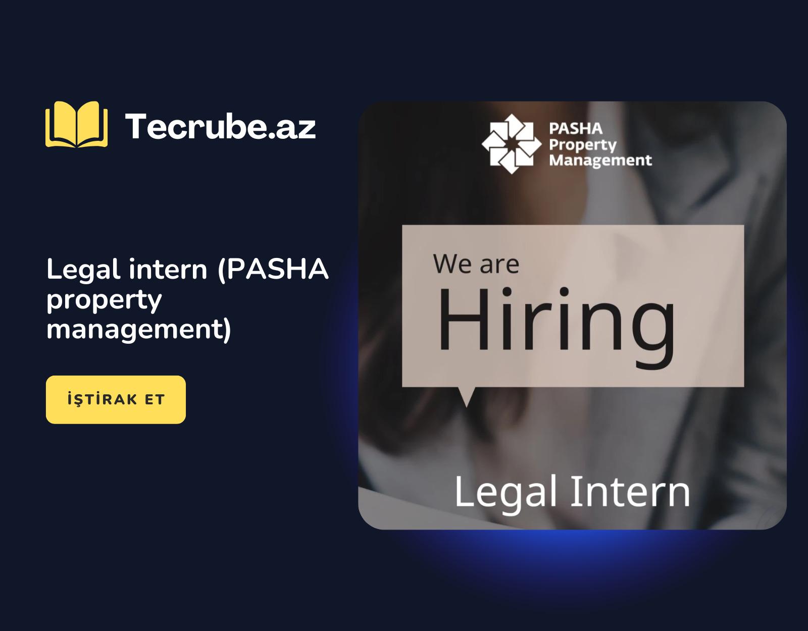 Legal intern (PASHA property management)
