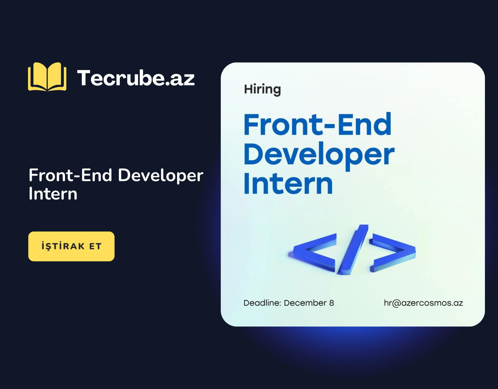 Front-End Developer Intern