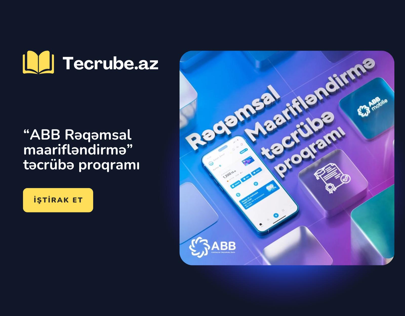 “ABB Rəqəmsal maarifləndirmə” təcrübə proqramı