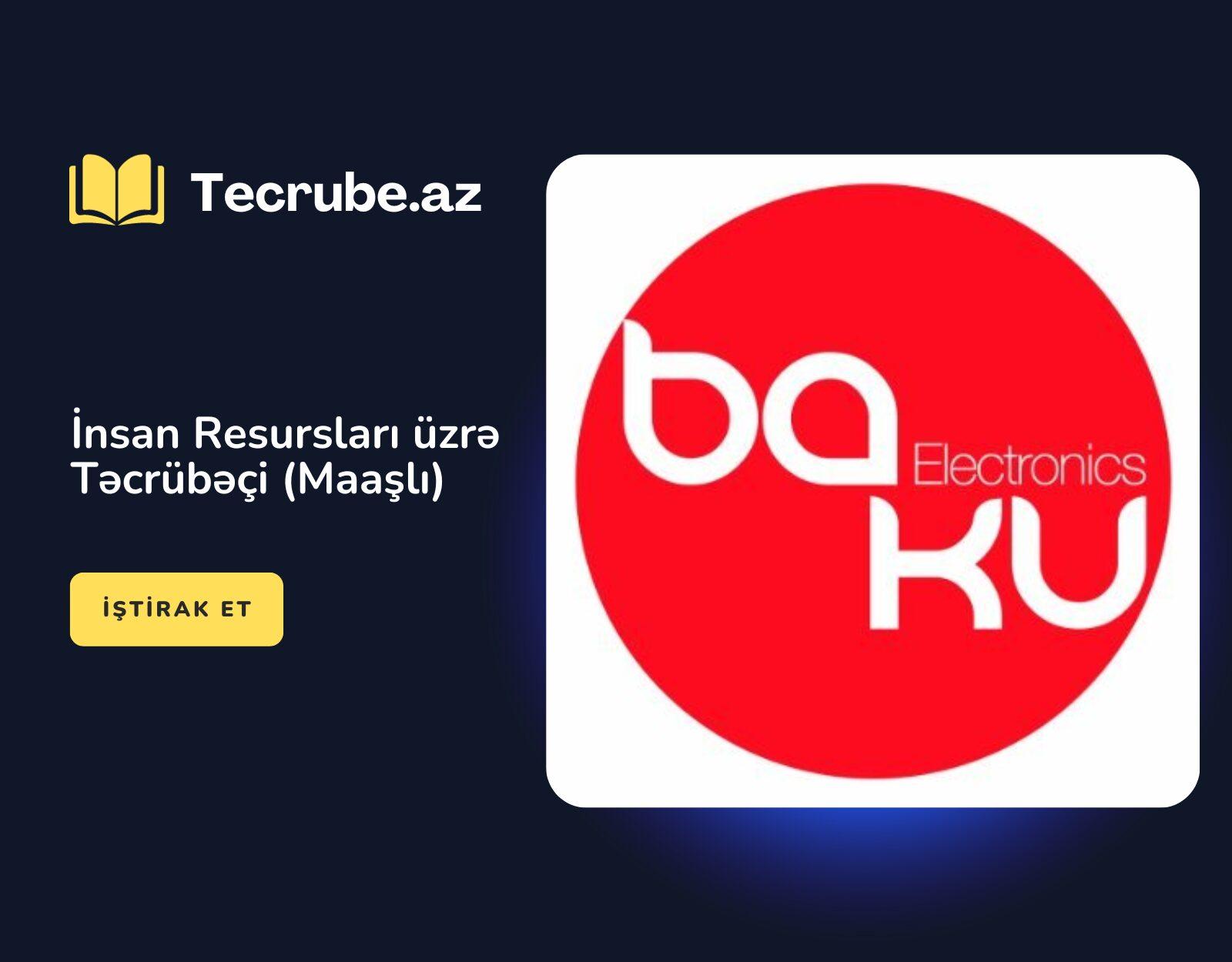 İnsan Resursları üzrə Təcrübəçi (Maaşlı)