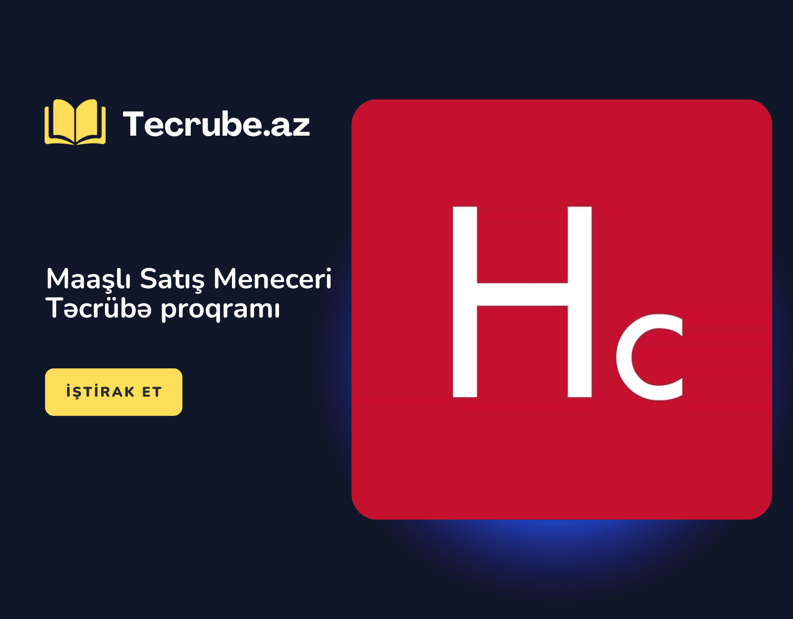 Maaşlı Satış Meneceri Təcrübə proqramı