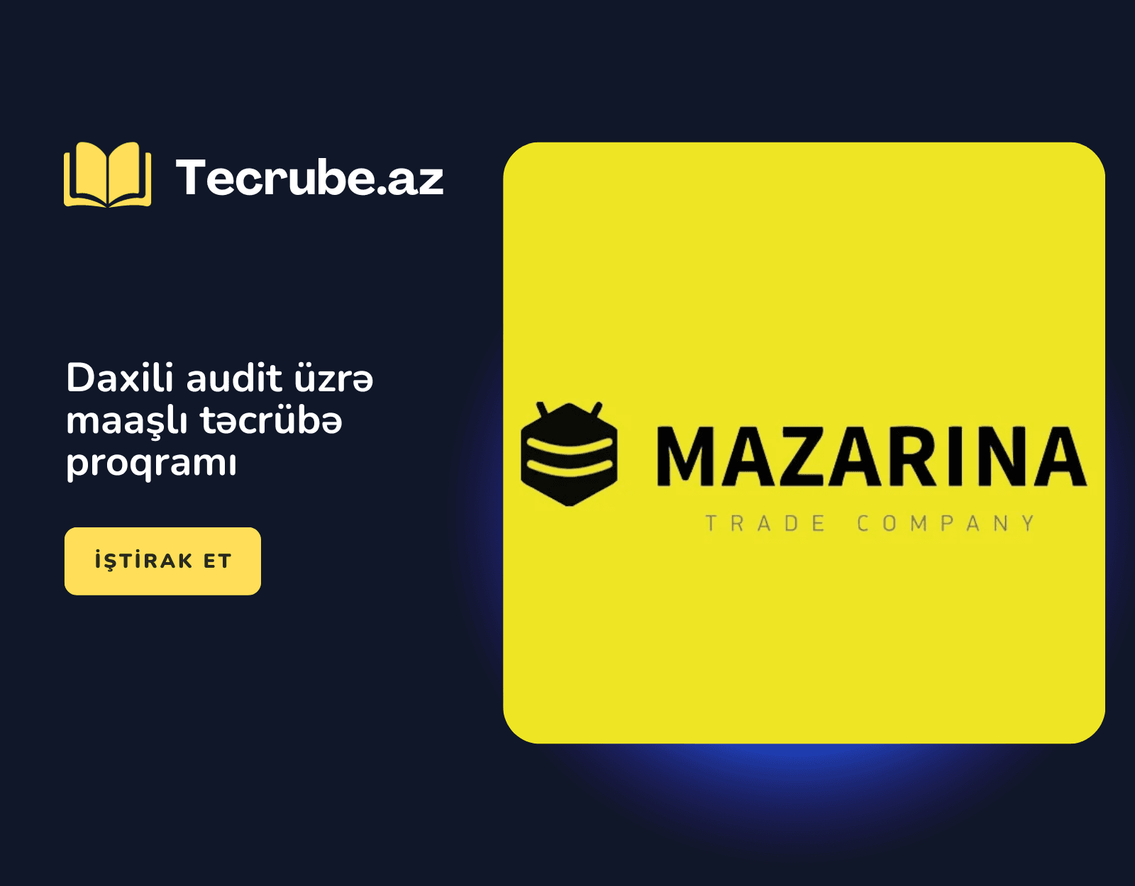 Daxili audit üzrə maaşlı təcrübə proqramı