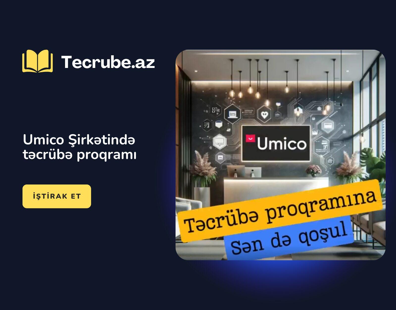 Umico Şirkətində təcrübə proqramı