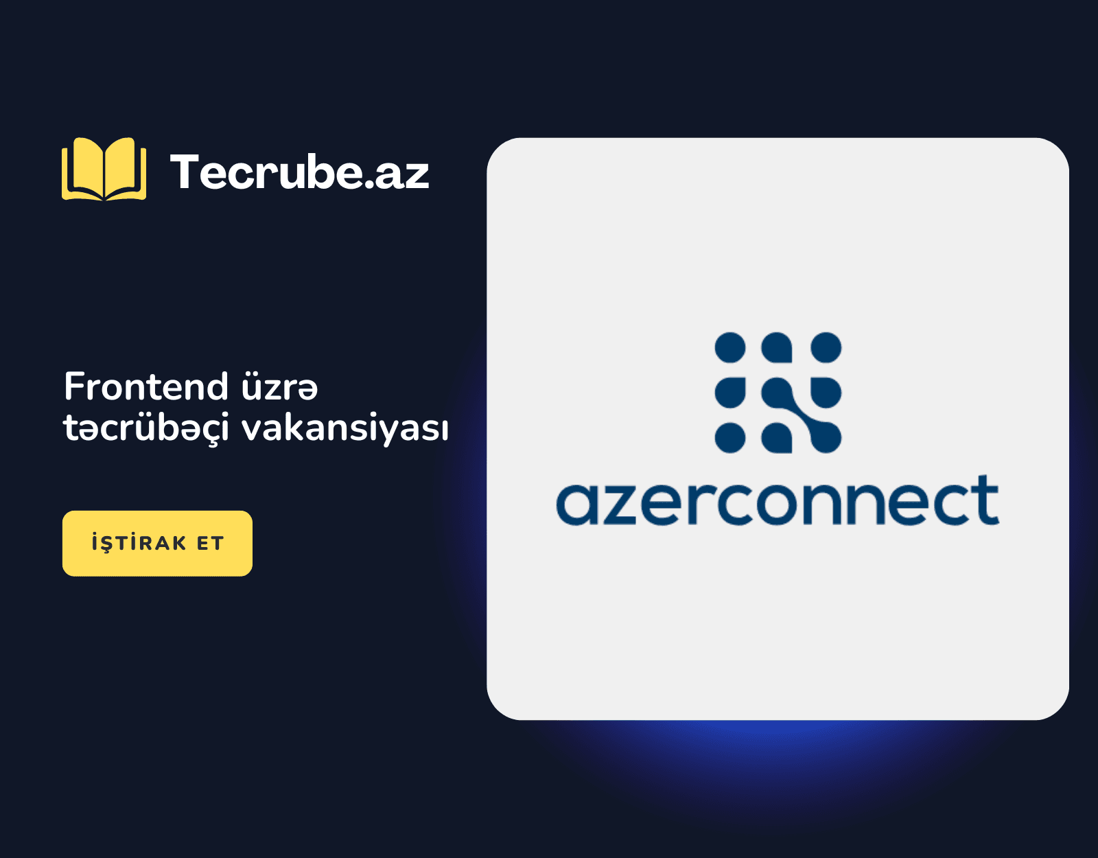 Frontend üzrə təcrübəçi vakansiyası