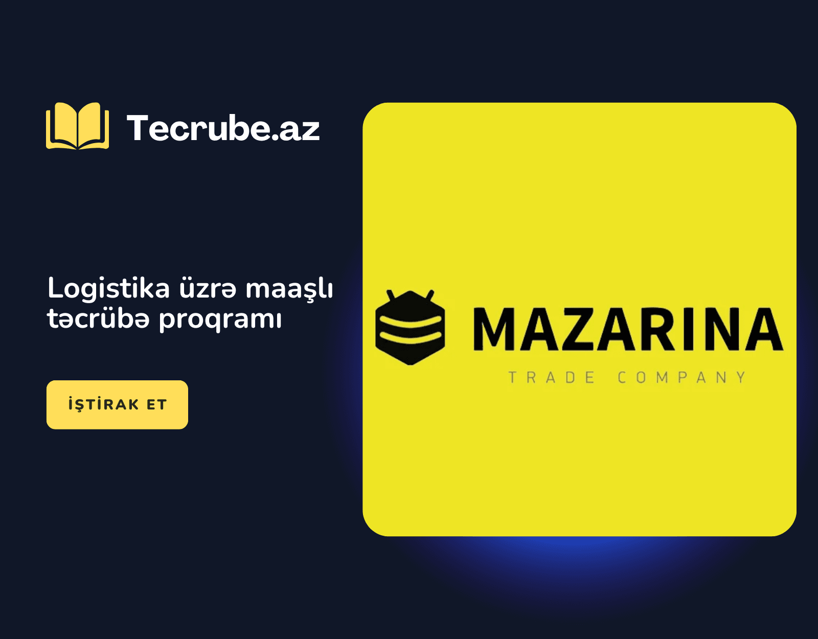 Logistika üzrə maaşlı təcrübə proqramı