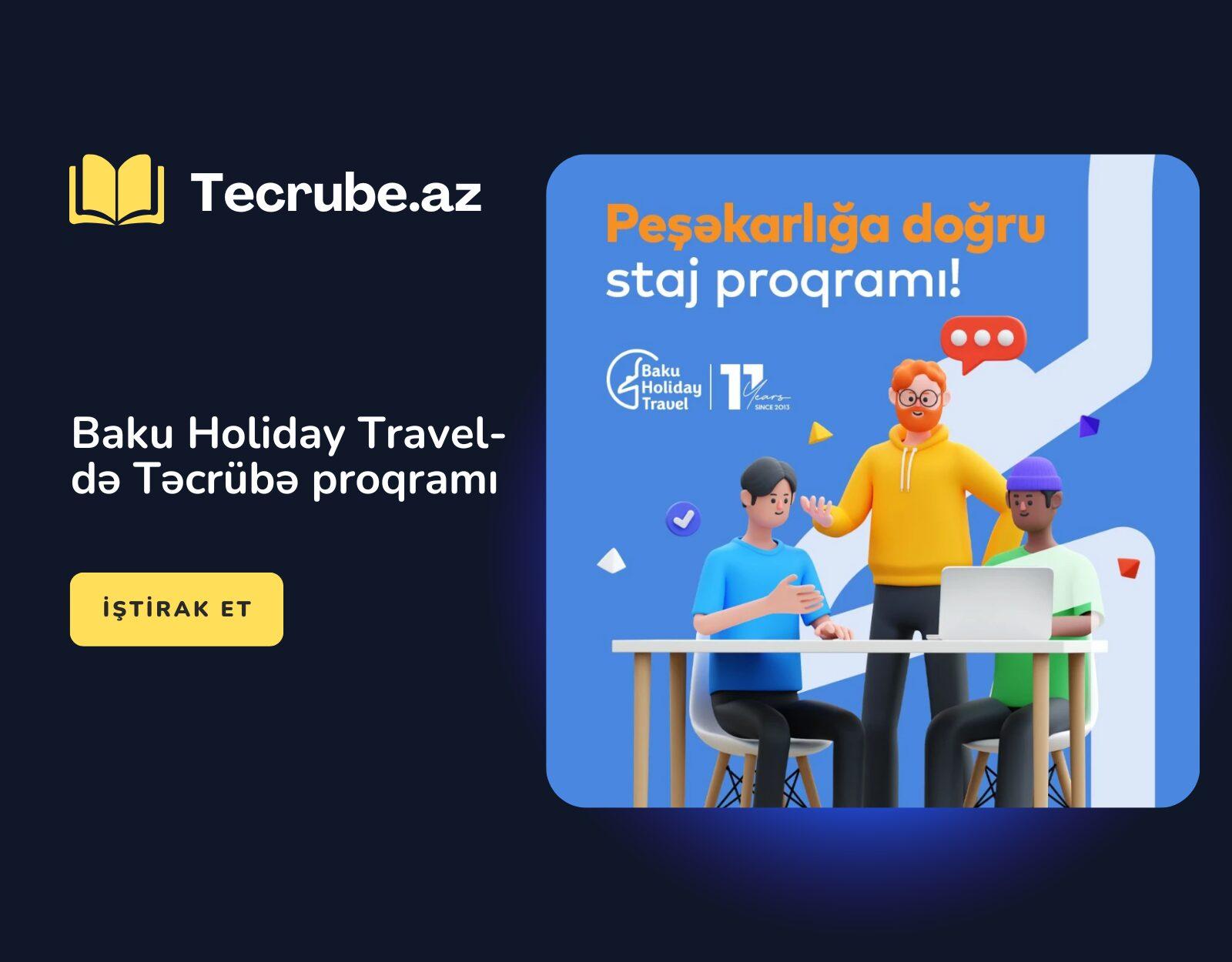 Baku Holiday Travel-də Təcrübə proqramı