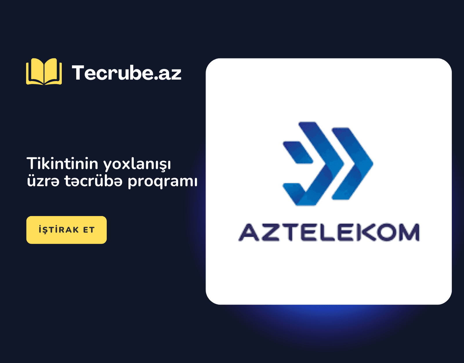 Tikintinin yoxlanışı üzrə təcrübə proqramı