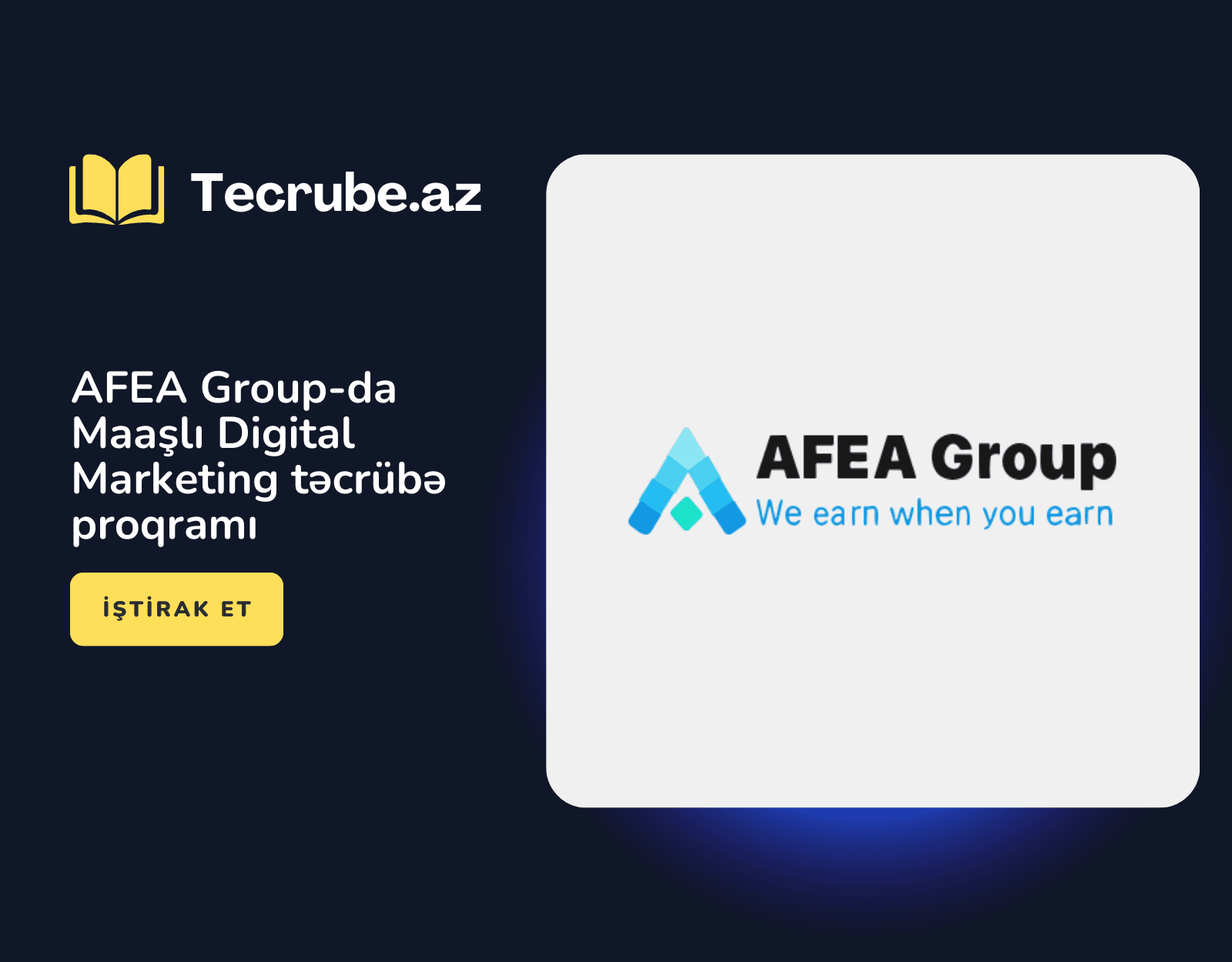 AFEA Group-da Maaşlı Digital Marketing təcrübə proqramı