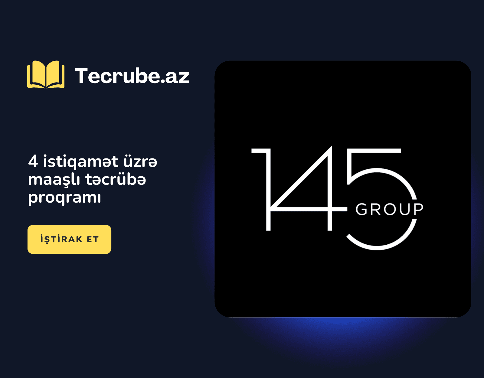 4 istiqamət üzrə maaşlı təcrübə proqramı