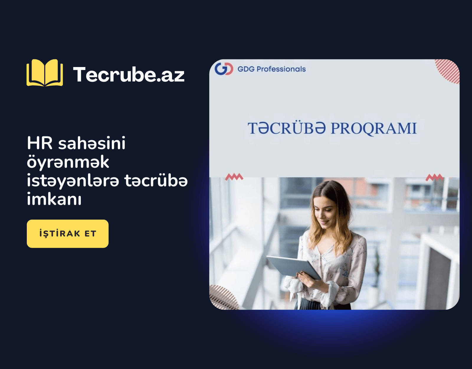 HR sahəsini öyrənmək istəyənlərə təcrübə imkanı